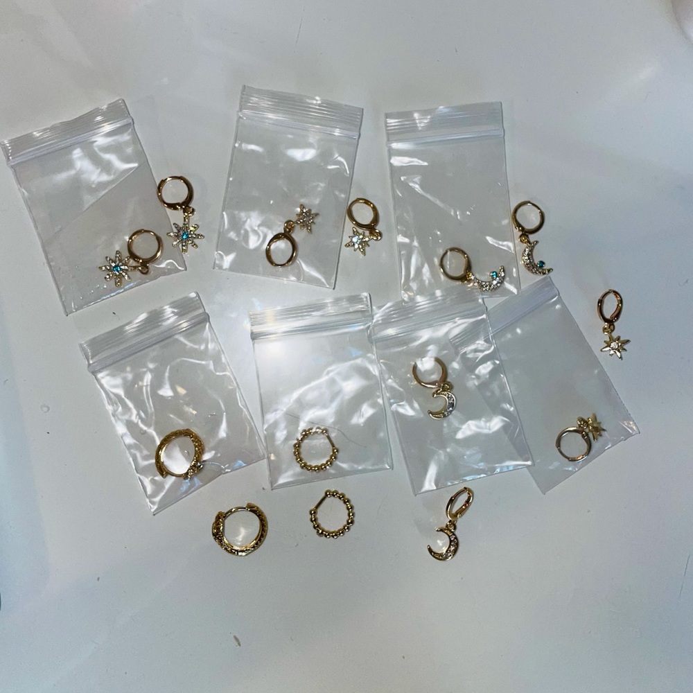 Gold Earrings Bundle - image 1